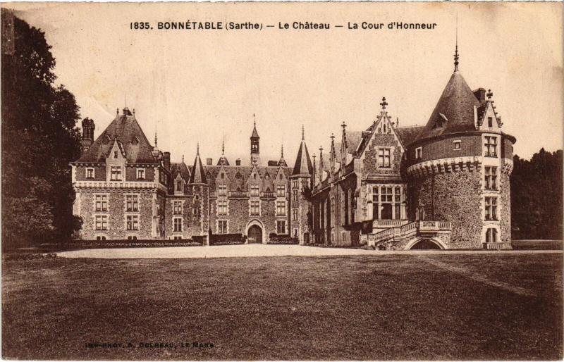 Carte postale ancienne Bonnetable Le Chateau France