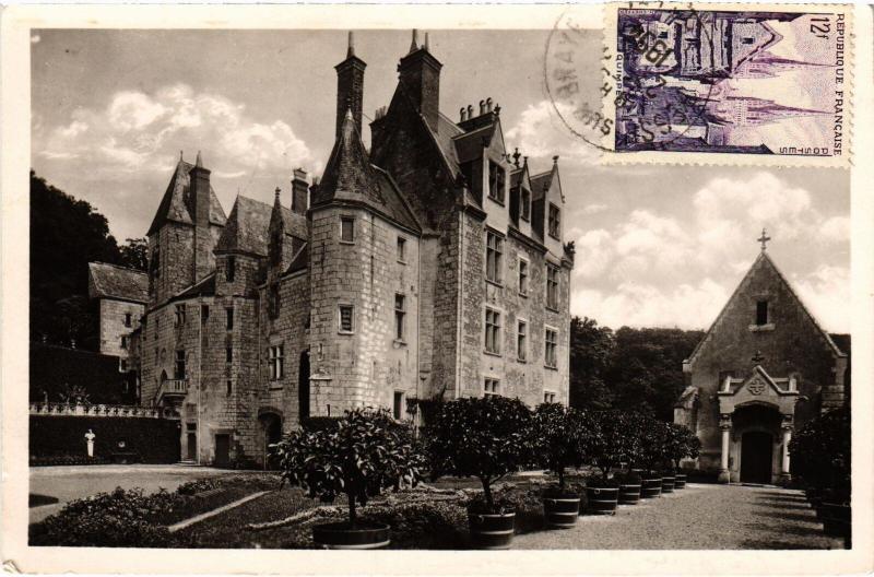 Carte postale ancienne Besse-sur-Braye Chateau de Courtanvaux France