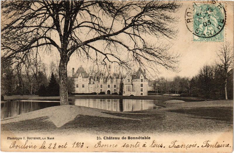 Carte postale ancienne Bonnetable Le Chateau France