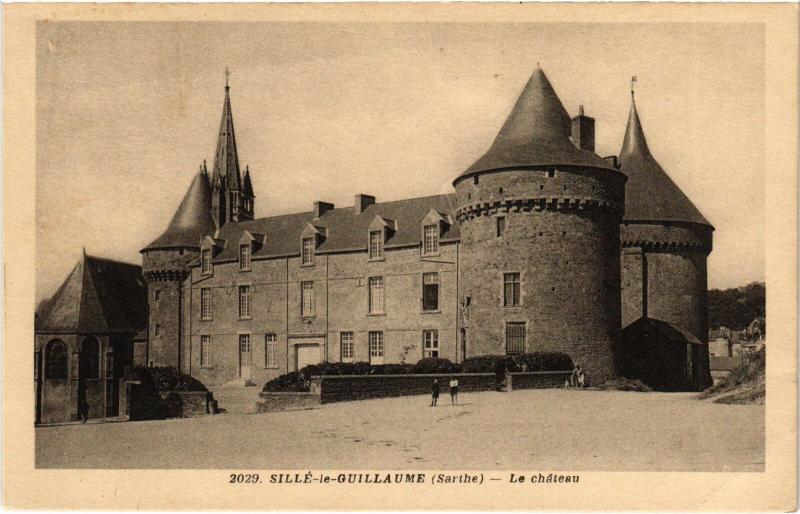 Carte postale ancienne Sille-le-Guillaume Le Chateau France