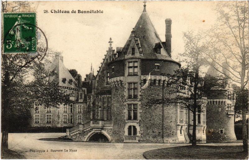 Carte postale ancienne Bonnetable Le Chateau France