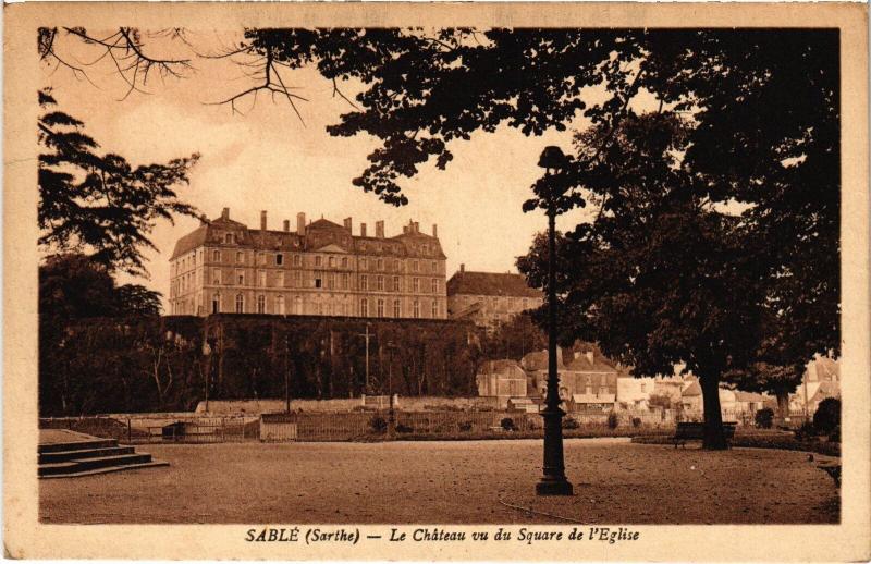 Carte postale ancienne Sable-sur-Sarthe Le Chateau France
