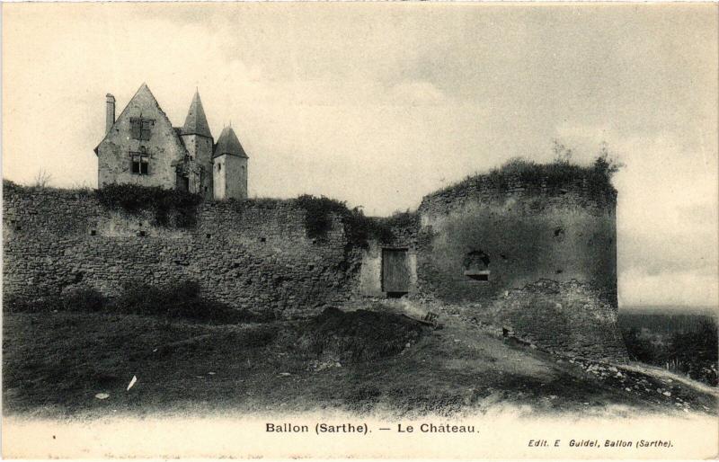 Carte postale ancienne Ballon Le Chateau France