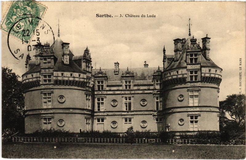 Carte postale ancienne Le Lude Chateau du Lude France au Lude