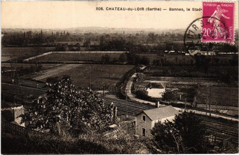 Carte postale ancienne Chateau-du-Loir Bannes France