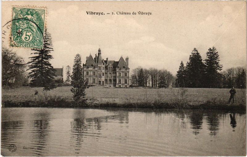 Carte postale ancienne Vibraye Le Chateau France à Vibraye