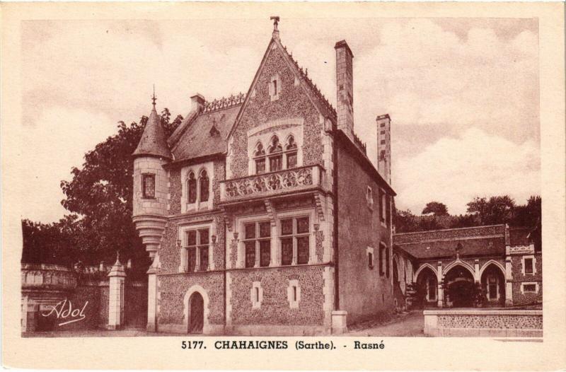 Carte postale ancienne Chahaignes Rasne - Maison France à Chahaignes