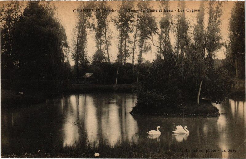 Carte postale ancienne Chantenay Etang du Chatelet Beau France