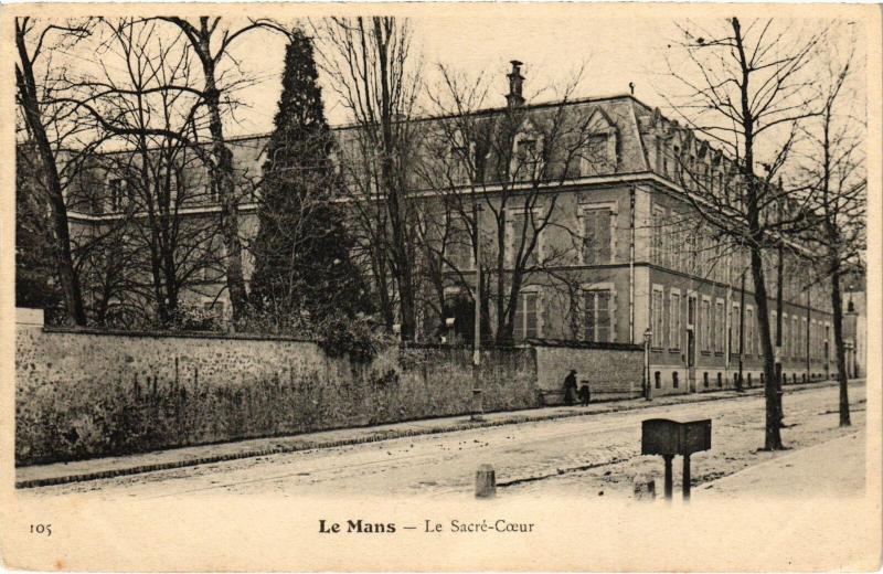 Carte postale ancienne Le Mans Le Sacre-Coeur France au Mans