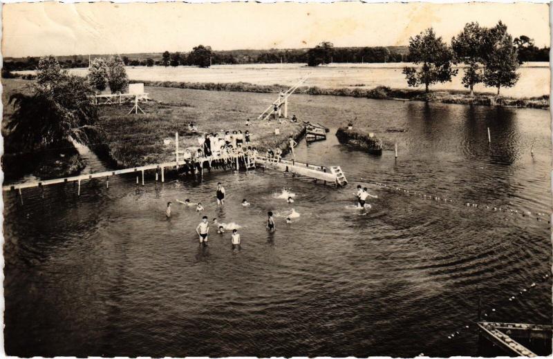 Carte postale ancienne Coemont Vouvray-sur-Loir - Piscine des Cheminots France