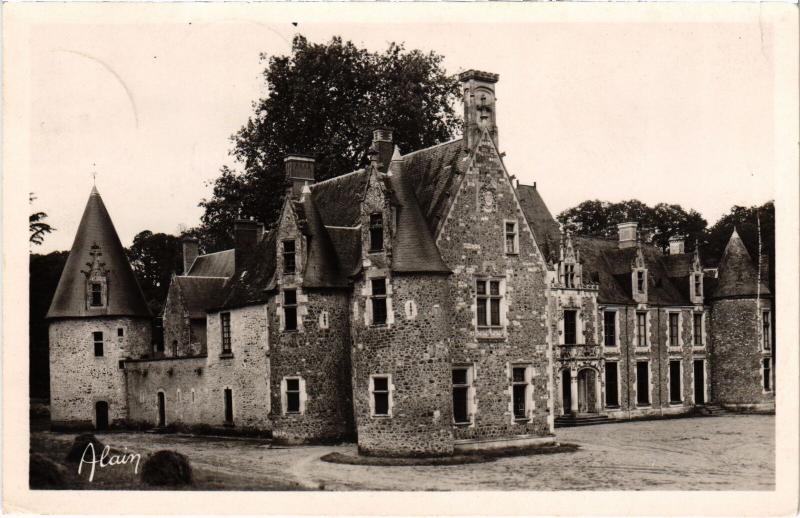 Carte postale ancienne Tuffe Chateau de Cheronne France