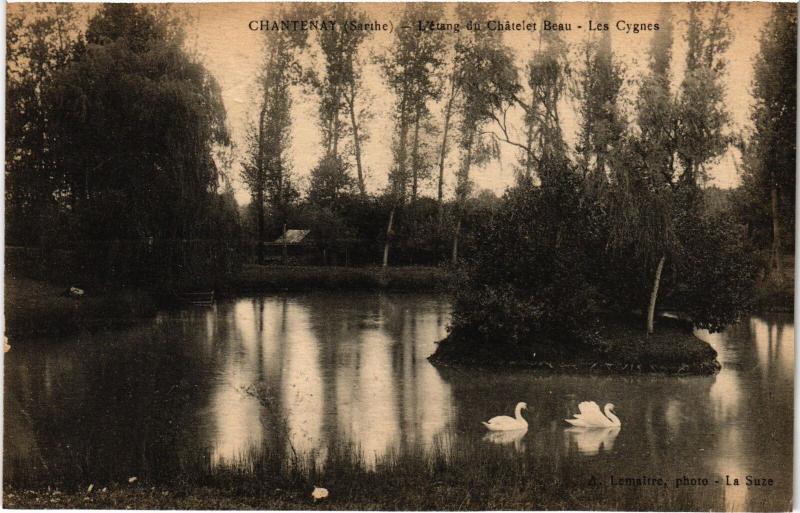 Carte postale ancienne Chantenay Etang du Chatelet Beau France