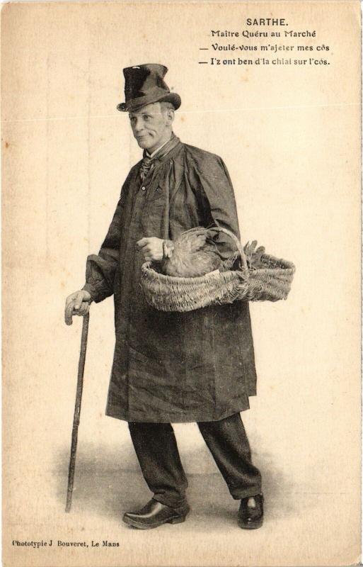 Carte postale ancienne Man - Type France