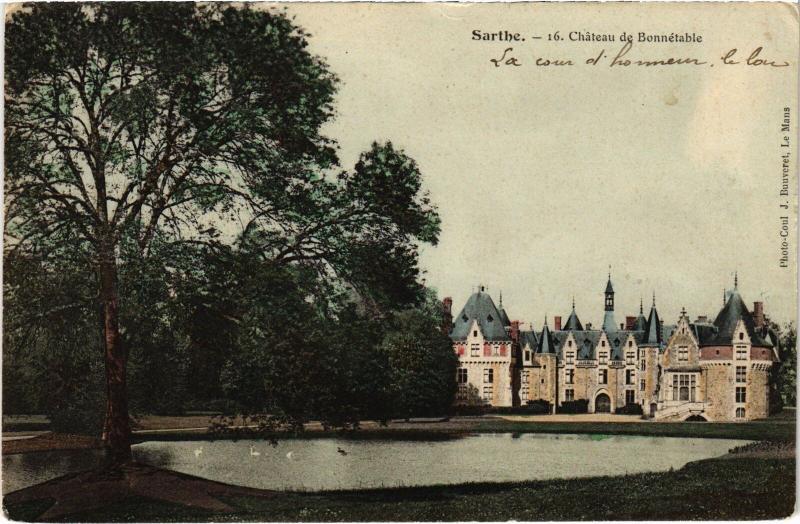 Carte postale ancienne Bonnetable Le Chateau France