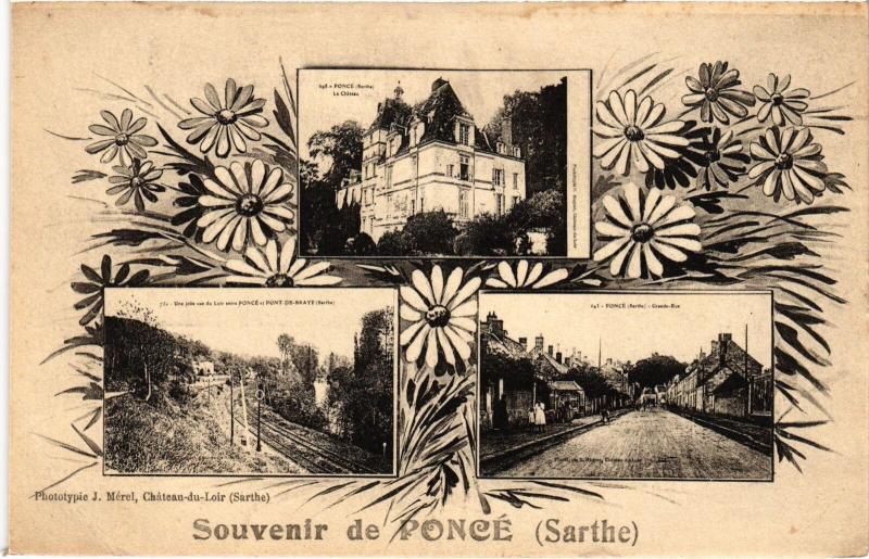 Carte postale ancienne Ponce Scenes France