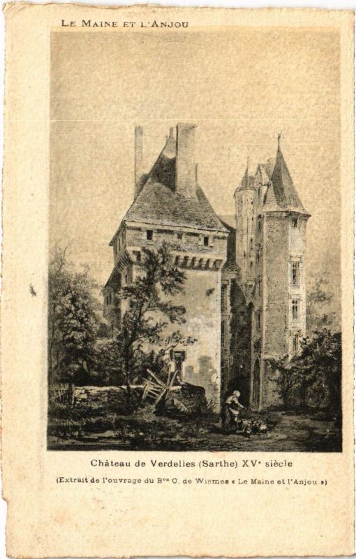 Carte postale ancienne Chateau de Verdelles France