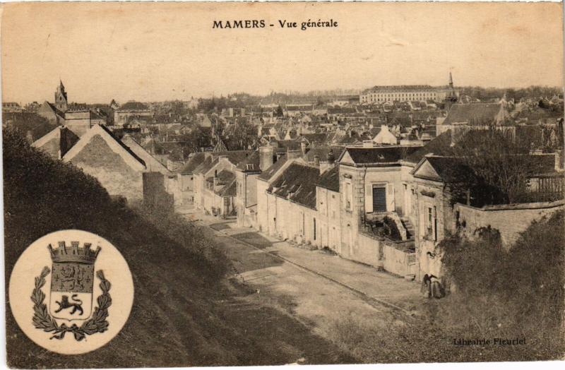 Carte postale ancienne Mamers Vue Generale France à Mamers