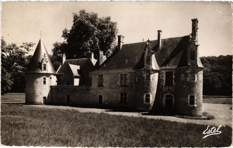 Carte postale ancienne Tuffe Chateau de Cheronne France