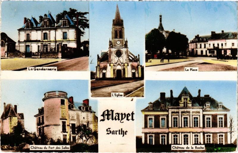 Carte postale ancienne Mayet Sarthe à Mayet