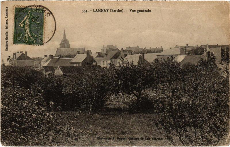 Carte postale ancienne Lamnay Vue Generale France à Lamnay