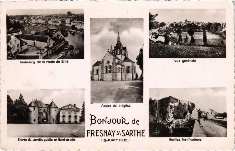 Carte postale ancienne Fresnay-sur-Sarthe Scenes France à Fresnay-sur-Sarthe