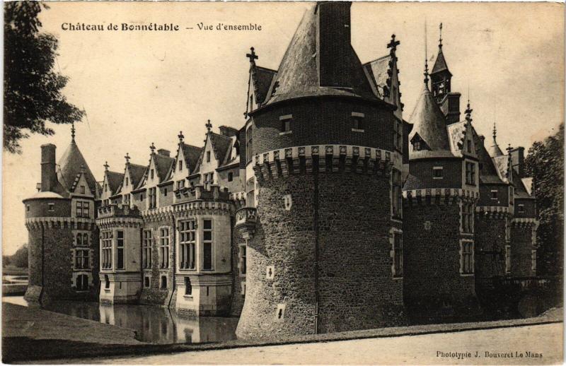 Carte postale ancienne Bonnetable Chateau France