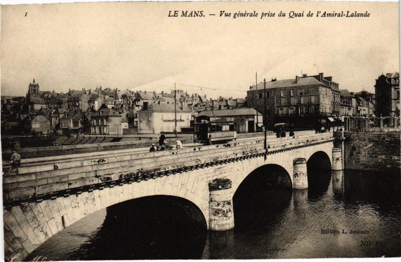 Carte postale ancienne Le Mans Vue Generale France au Mans