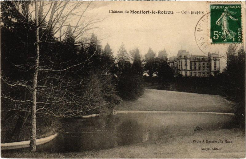 Carte postale ancienne Chateau de Montfort-le-Rotrou - Coin Prefere France