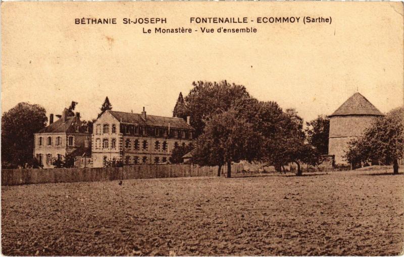 Carte postale ancienne Fontenaille-Ecommoy Bethanie Saint-Joseph - Monastere France