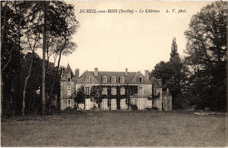 Carte postale ancienne Dureil-sous-Bois Le Chateau France à Dureil