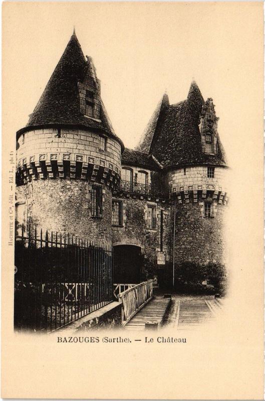 Carte postale ancienne Bazouges Le Chateau France