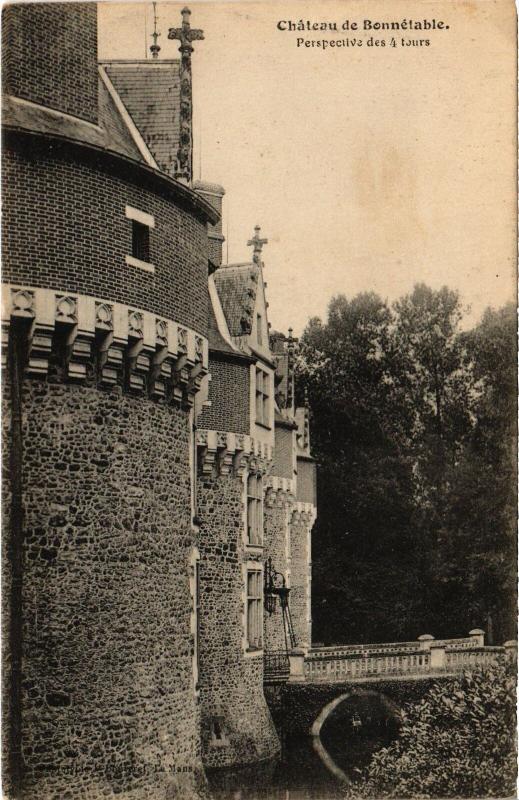 Carte postale ancienne Bonnetable Chateau de Bonnetable France