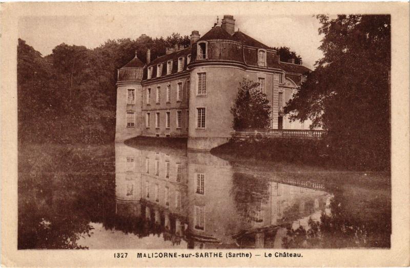 Carte postale ancienne Malicorne-sur-Sarthe Le Chateau France à Malicorne-sur-Sarthe