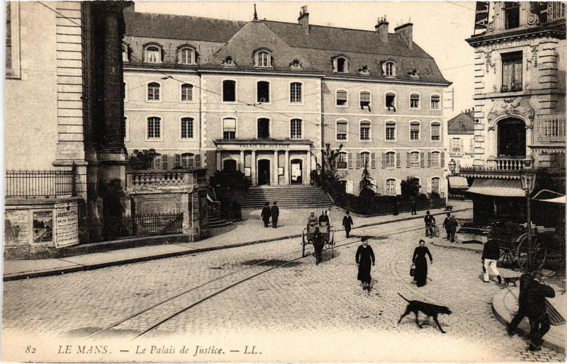 Carte postale ancienne Le Mans Palais de Justice France au Mans
