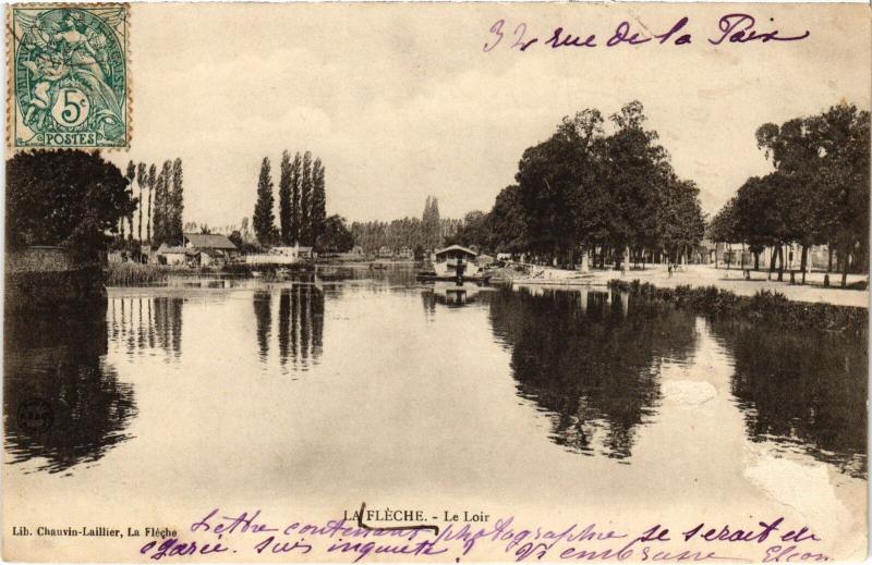 Carte postale ancienne La Fleche Le Loir France