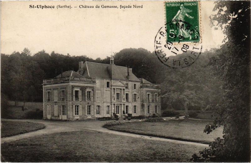Carte postale ancienne Saint-Ulphace Chateau de Gemasse France à Saint-Ulphace