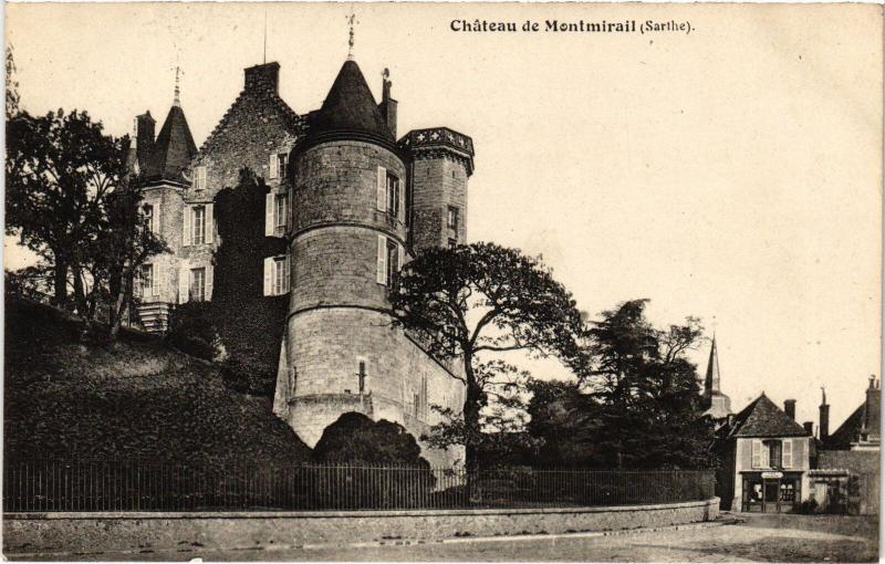 Carte postale ancienne Montmirail Chateau de Montmirail France à Montmirail