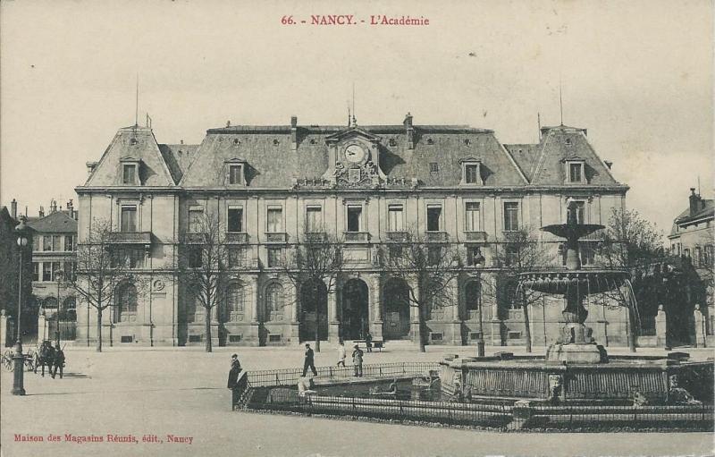 Carte postale ancienne L'Académie à Nancy
