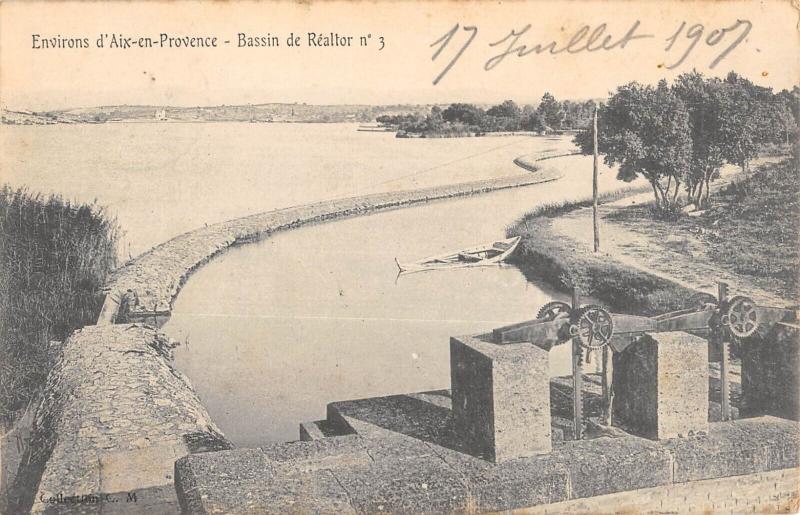 Carte postale ancienne Environs D'Aix En Provence - Bassin De Realtor N°3 à Aix-en-Provence