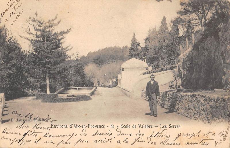 Carte postale ancienne Environs D'Aix En Provence - Ecole De Valabre - Les Serres à Aix-en-Provence