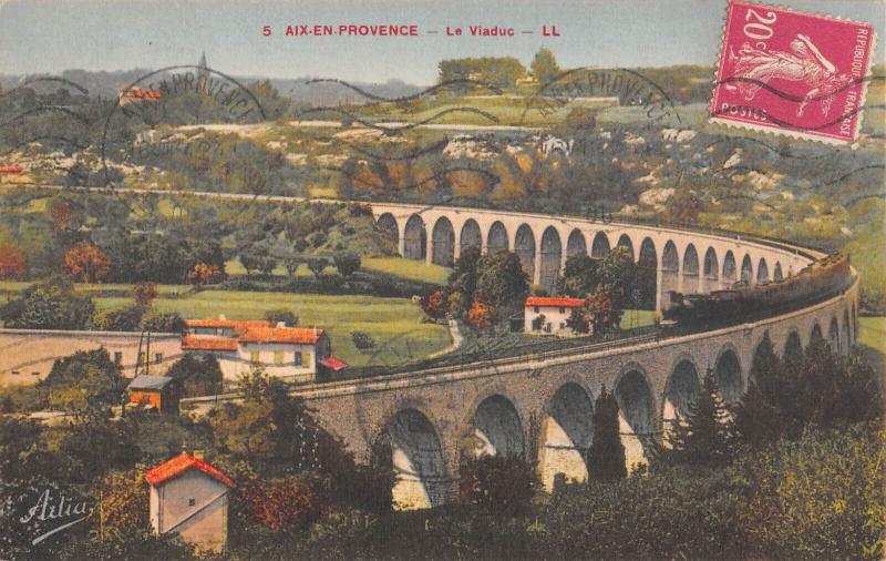 Carte postale ancienne Aix En Provence - Le Viaduc à Aix-en-Provence
