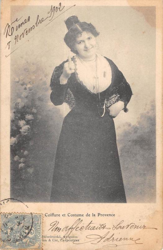 Carte postale ancienne Coiffure Et Costume De La Provence