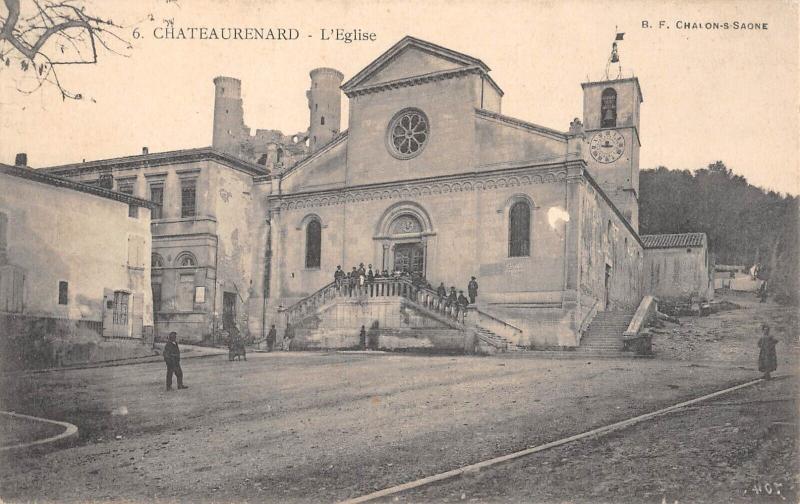Carte postale ancienne Chateaurenard - L'Eglise à Châteaurenard