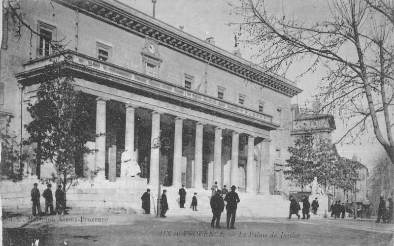 Carte postale ancienne Aix En Provence - Le Palais De Justice à Aix-en-Provence
