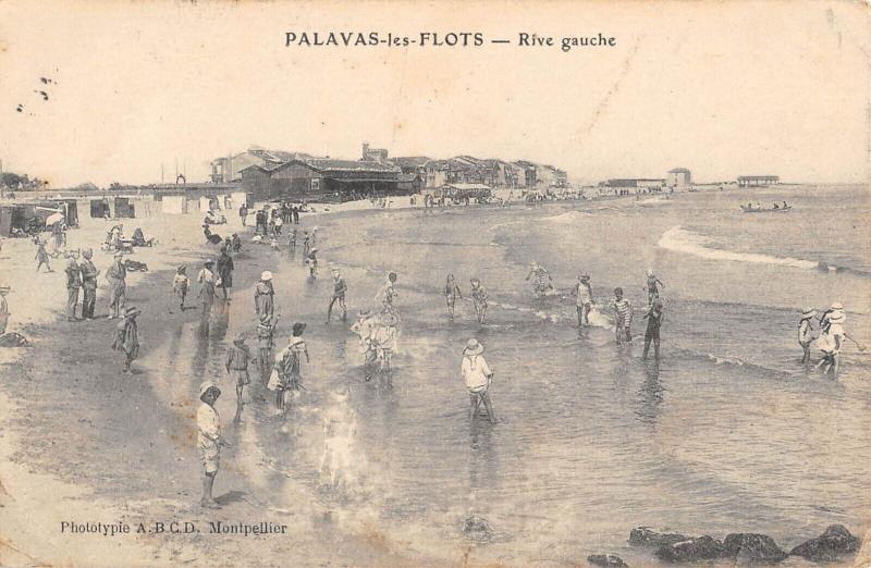 Carte postale ancienne Palavas Les Flots - Rive Gauche à Palavas-les-Flots