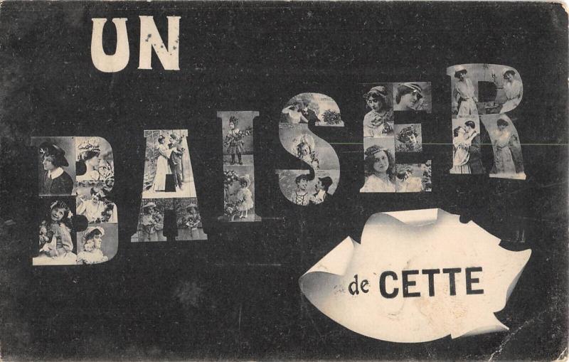 Carte postale ancienne Un Baiser De Cette