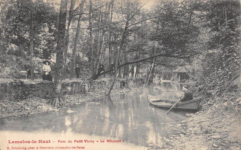 Carte postale ancienne Lamalou Le Haut - Parc Du Petit Vichy - Le Bitoulet
