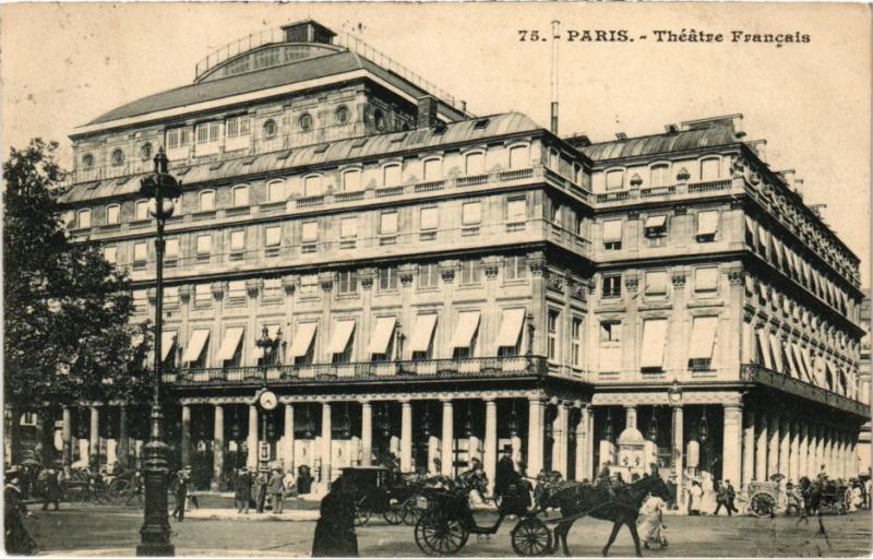 Carte postale ancienne Paris 1e - Théátre Francais à Paris 1er