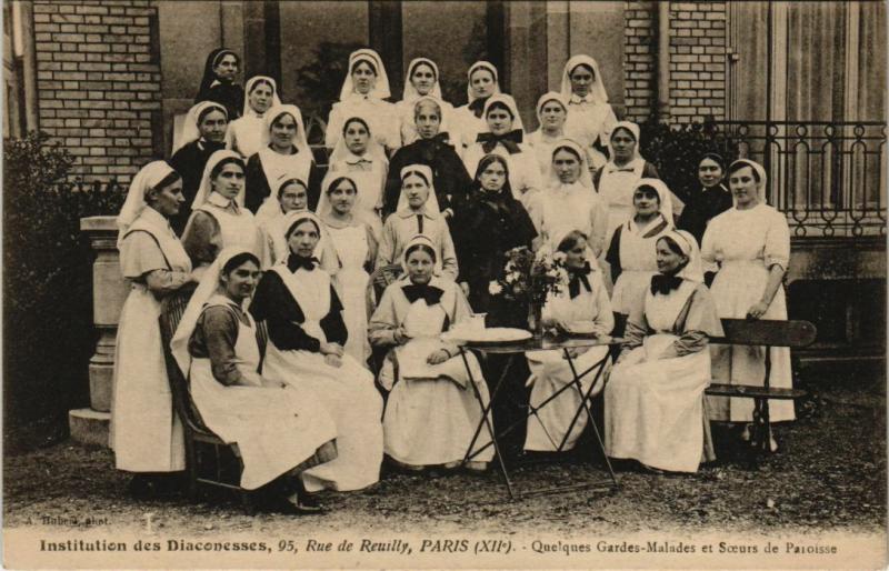 Carte postale ancienne Paris 12e - Institution de Diaconesses, 95 Rue de Reuilly à Paris 12e