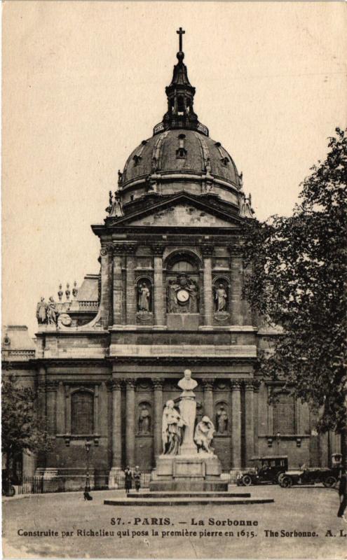 Carte postale ancienne Paris 5e-La Sorbonne à Paris 5e